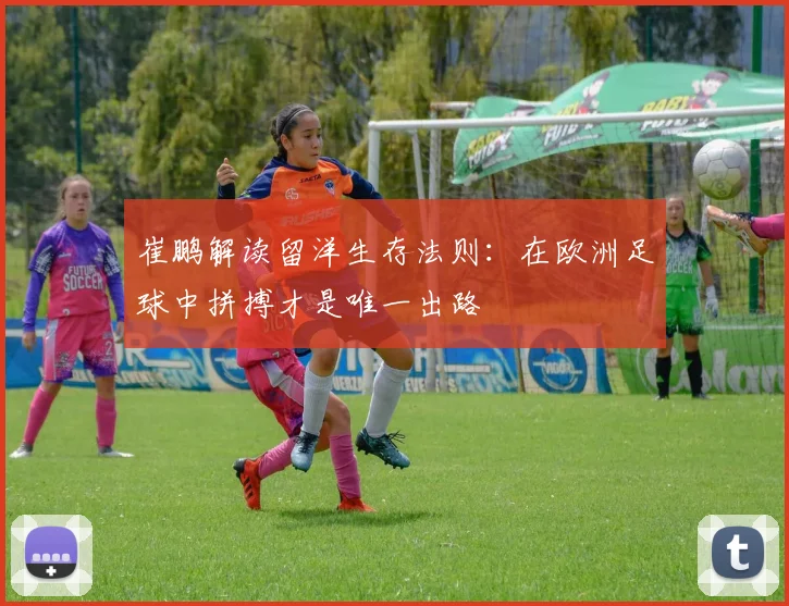 崔鹏解读留洋生存法则：在欧洲足球中拼搏才是唯一出路